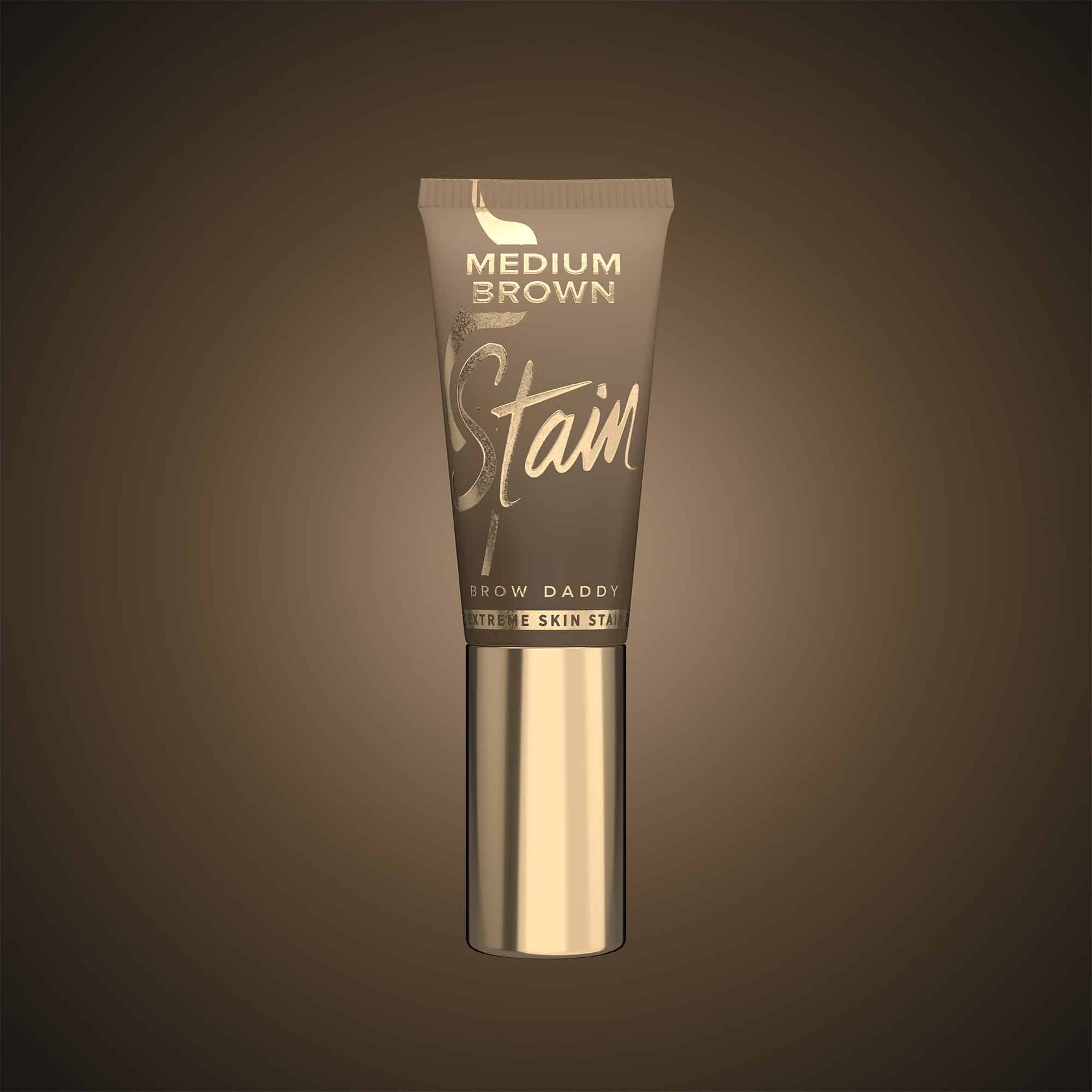StainMe Singles Medium Brown brow skin stain